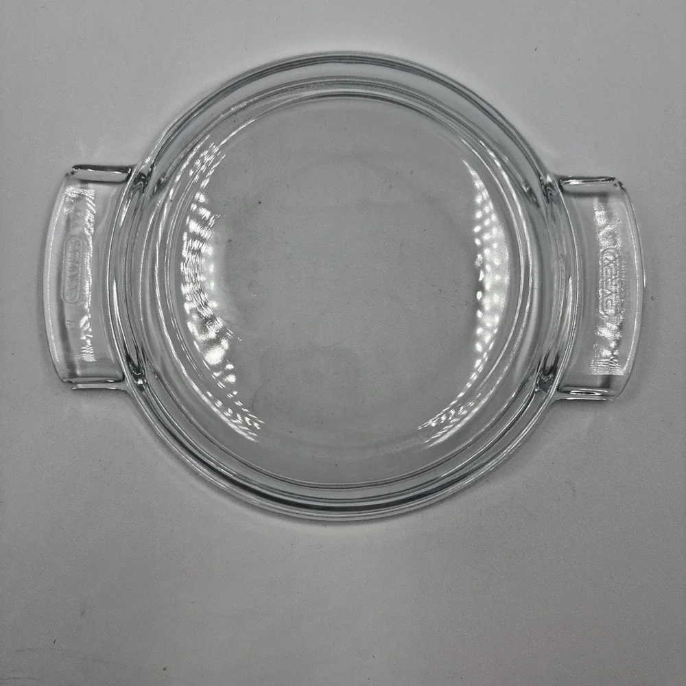 Vintage PYREX de Corning France 453H Clear Glass Lid for 1 qt Casserole Dish